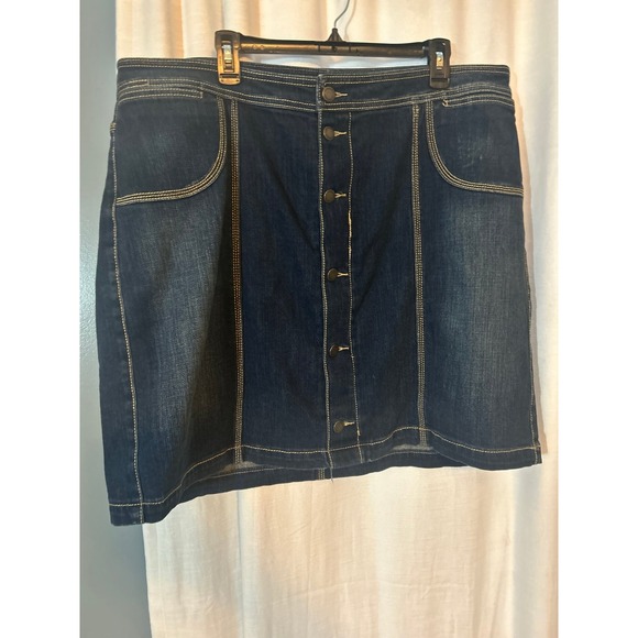 CJ Banks denim skirt - Picture 1 of 5